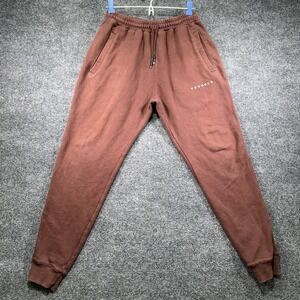 Youngla 213 Elite Performance Jogger Sweatpants Men Small Copper Terry Taper Gym